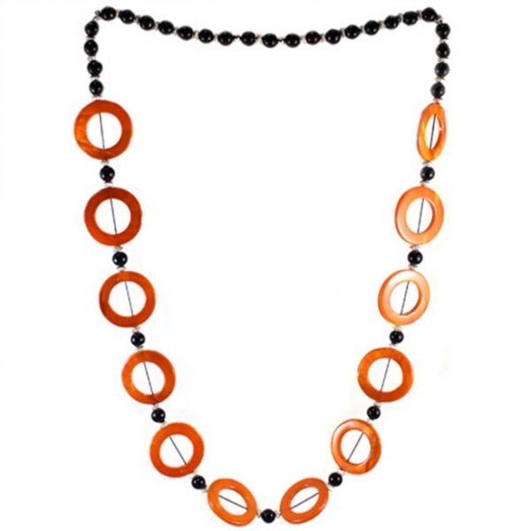 Wait Til You See My O necklace- Orange